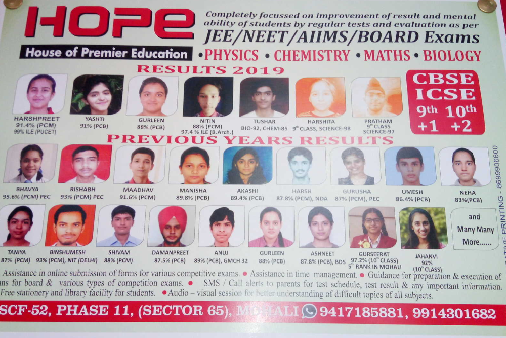 HOPE ( House Of Premier Education )