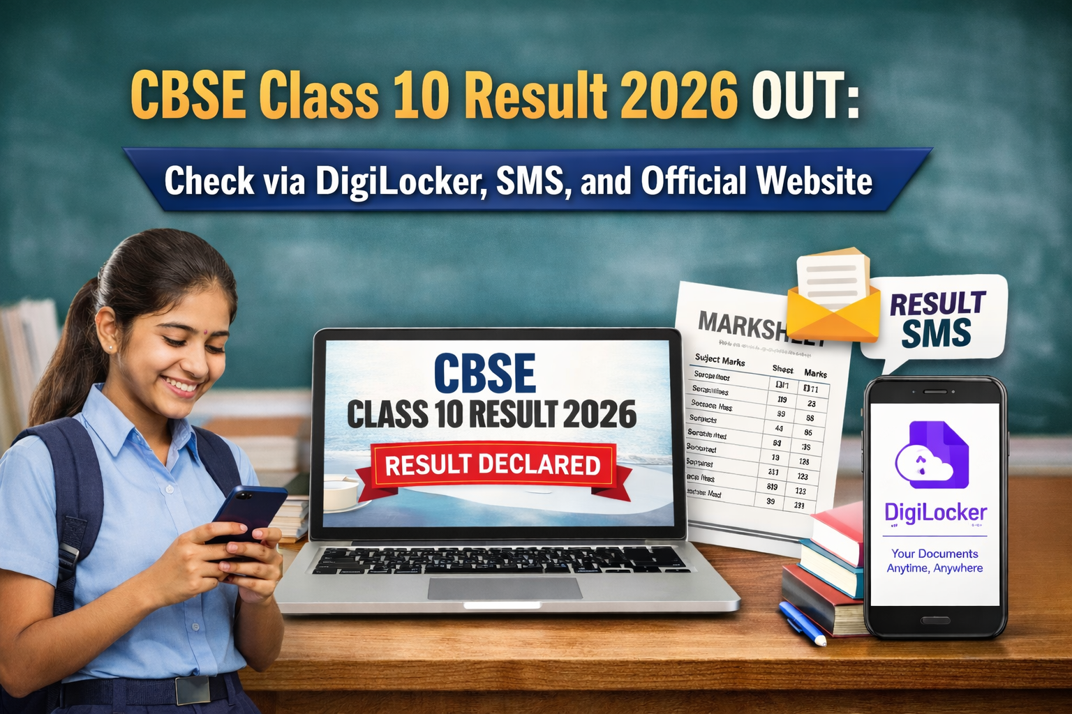CBSE Class 10 Result 2026 OUT