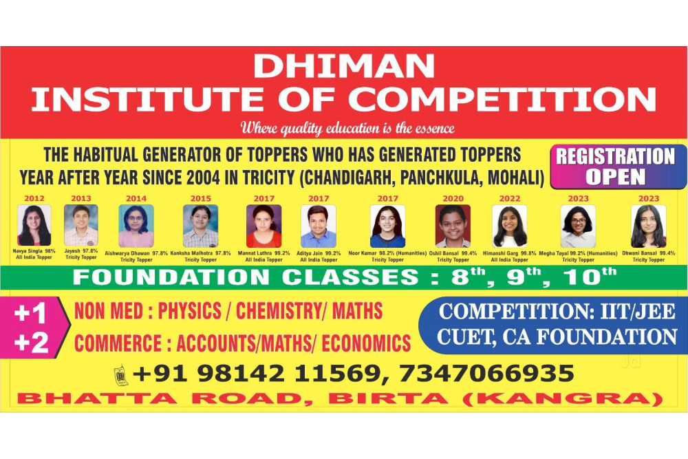 Dhiman Institute Of Competition