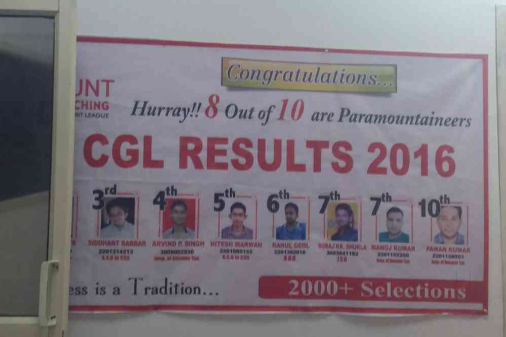 Paramount Coaching Centre Pvt Ltd