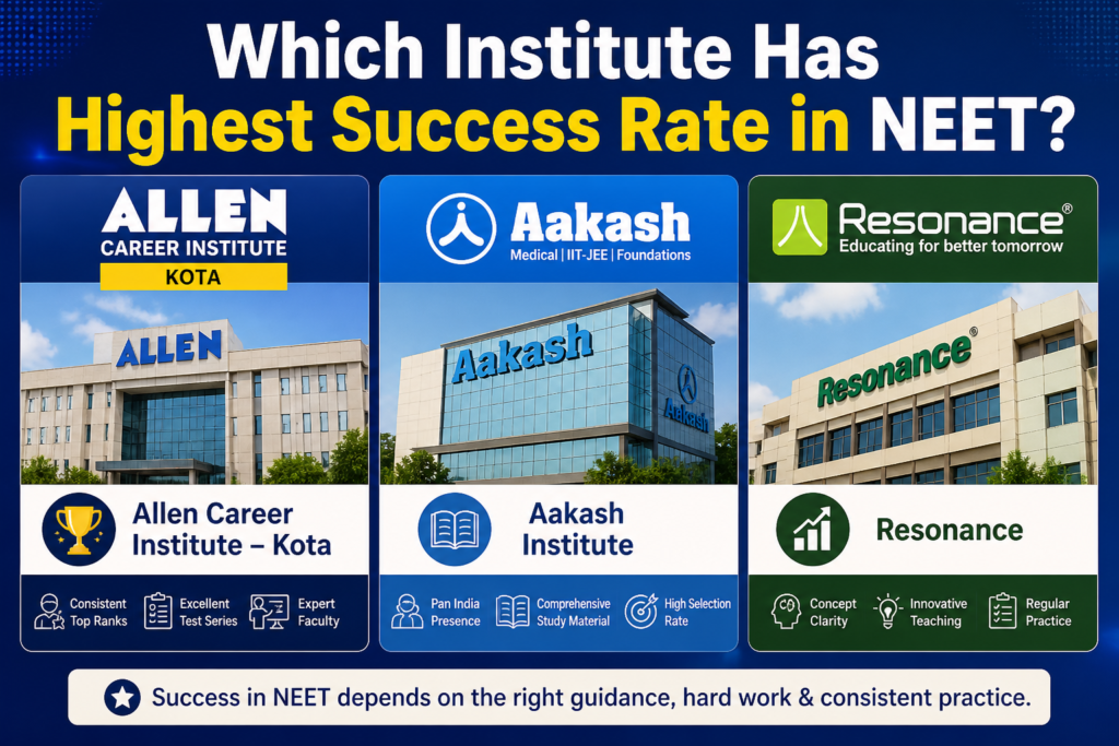 Highest Success Rate in NEET