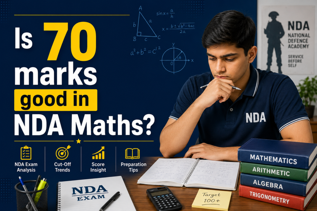 Is 70 Marks Good in NDA Maths