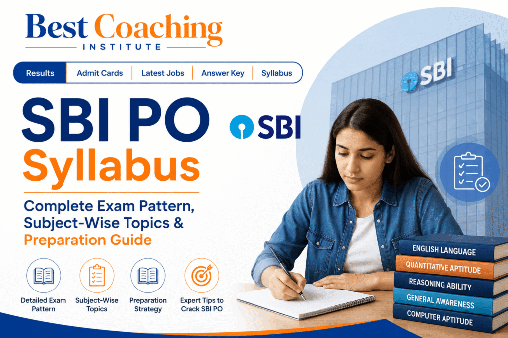 SBI PO Syllabus