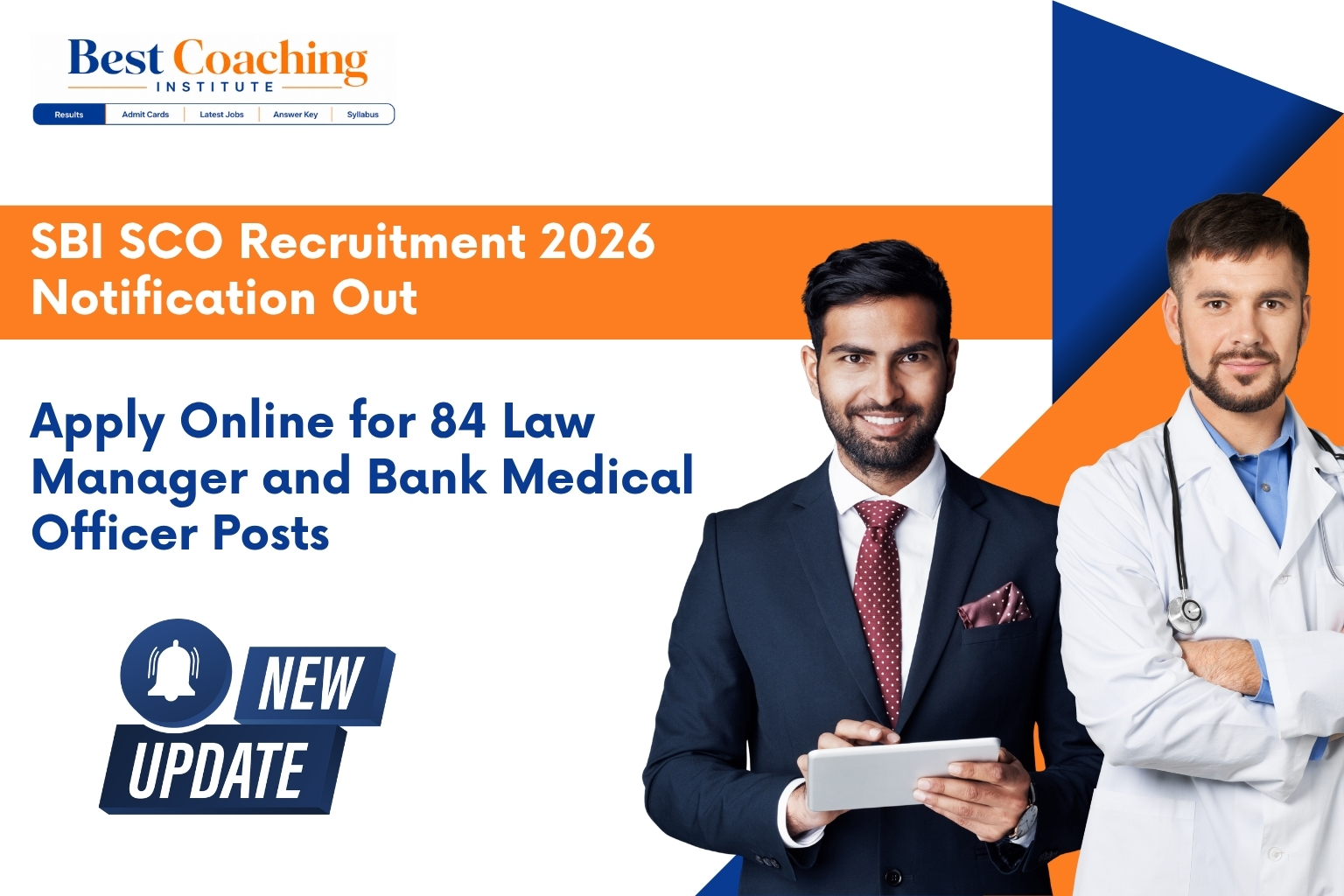 SBI SCO Recruitment 2026 Notification Out