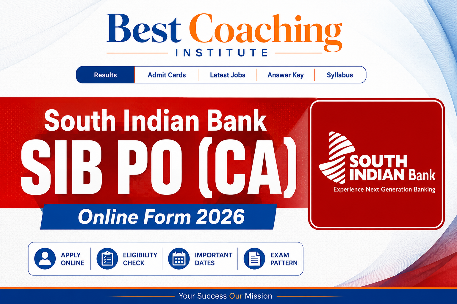 SIB PO (CA) Online Form 2026