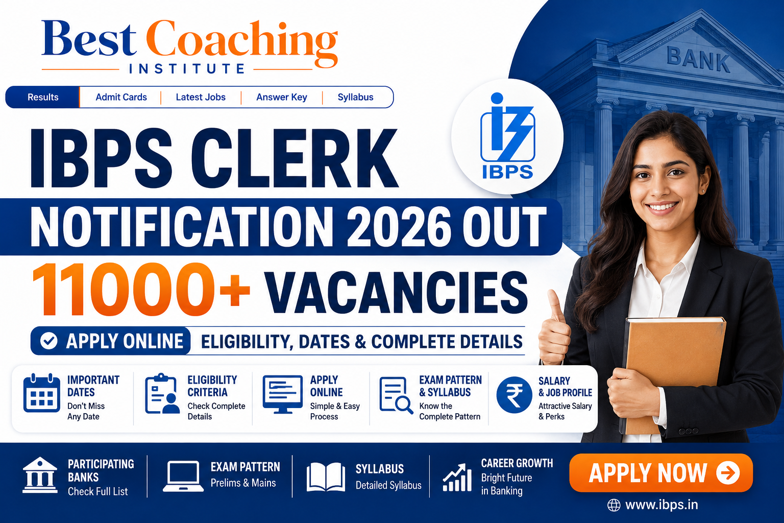 IBPS Clerk Notification 2026 Out