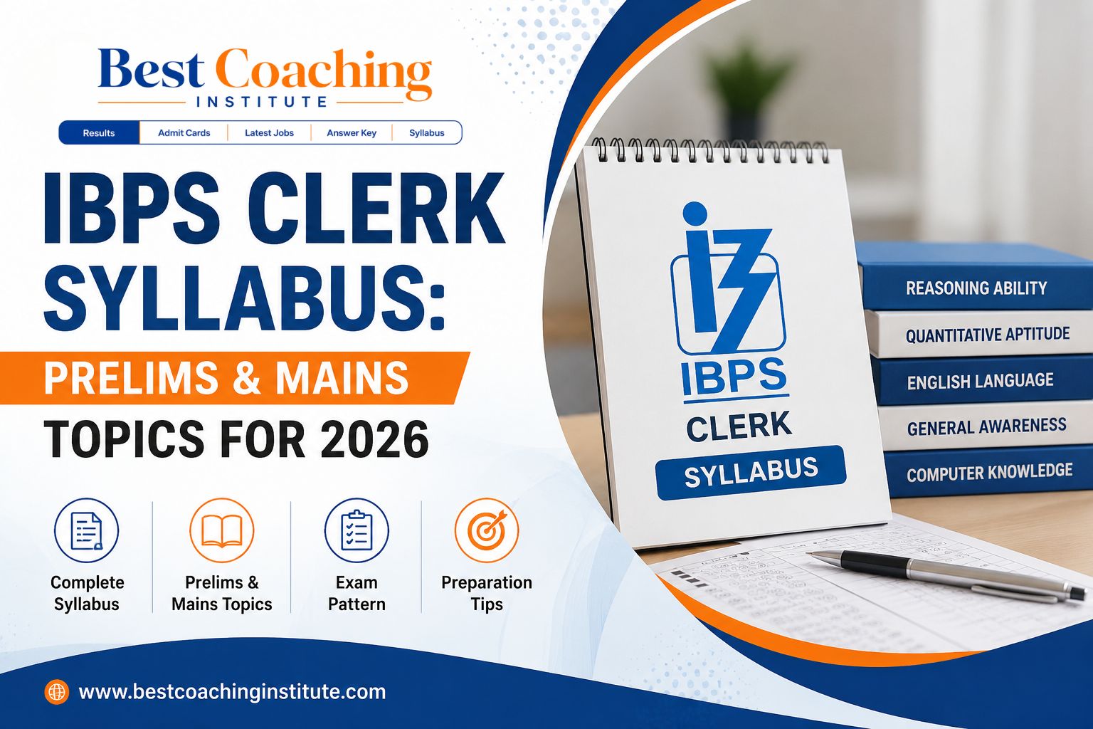 IBPS Clerk Syllabus