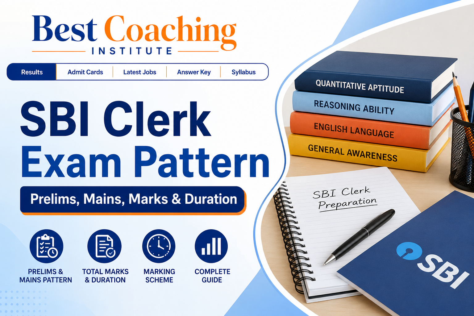 SBI Clerk Exam Pattern