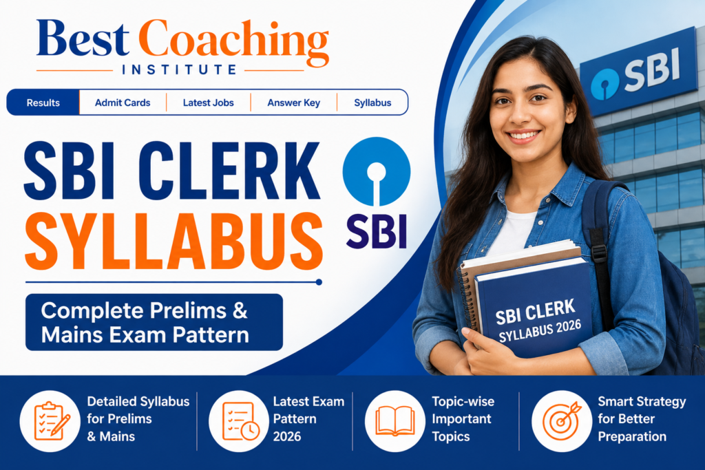 SBI Clerk Syllabus