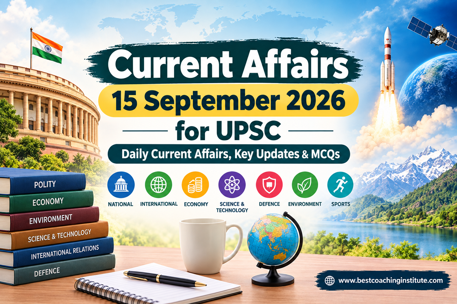 Current Affairs 15 September 2026 for UPSC