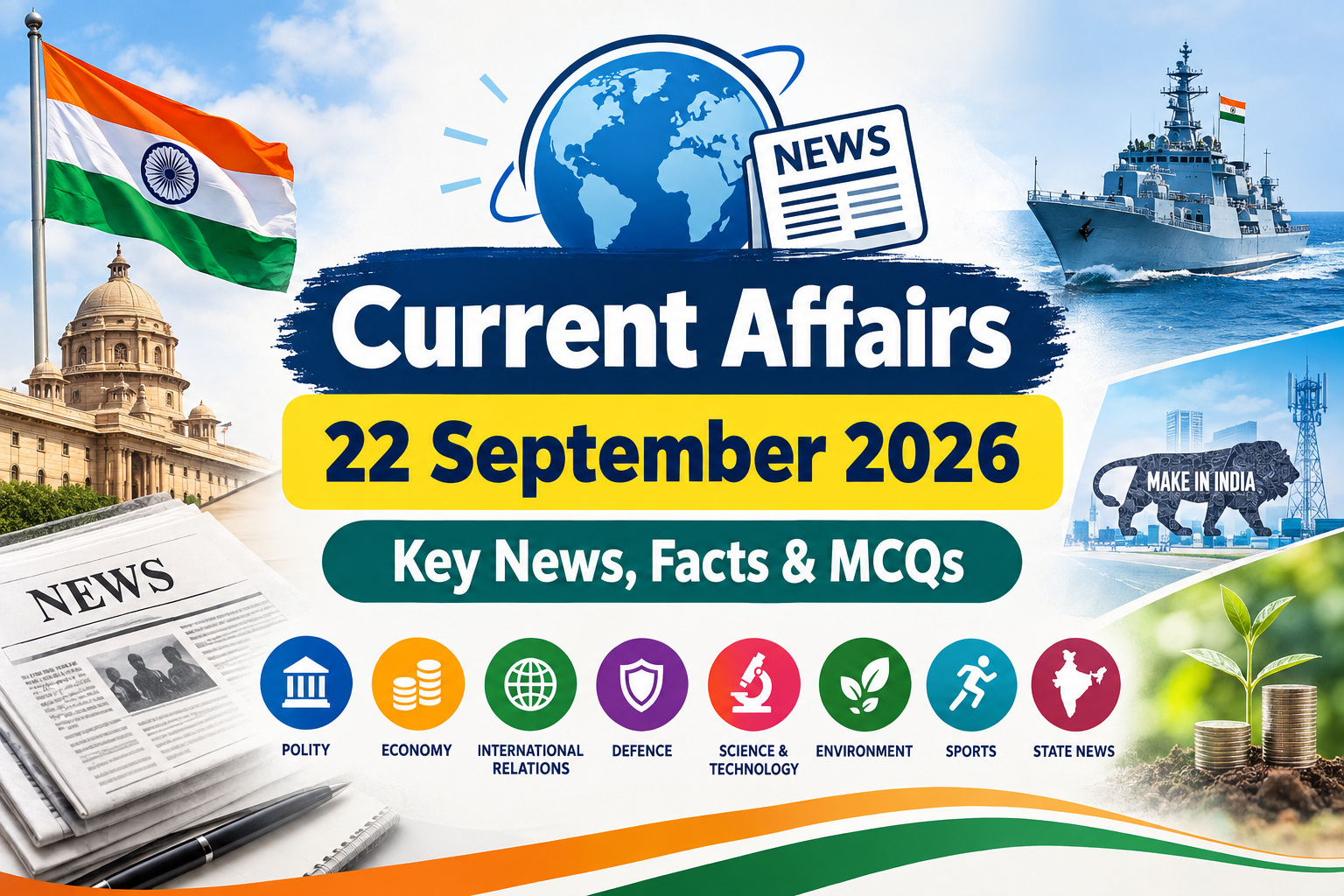 Current Affairs 22 September 2026