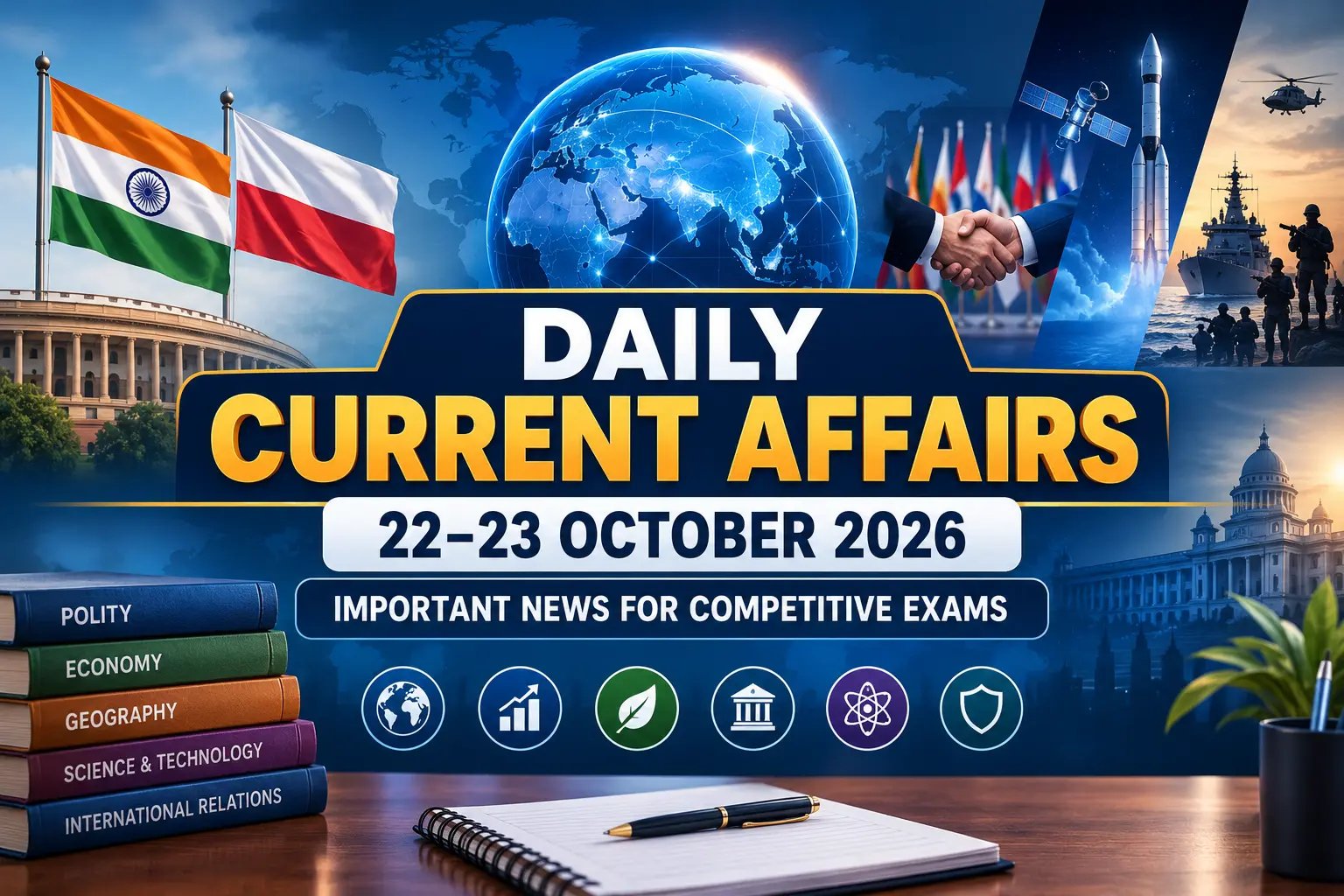 Current Affairs 22–23 October 2026